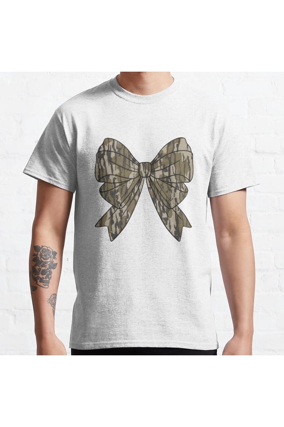 Hot Trending Camo Hunting Coquette Bow Classic T-Shirt Vintage Birthday Gifts