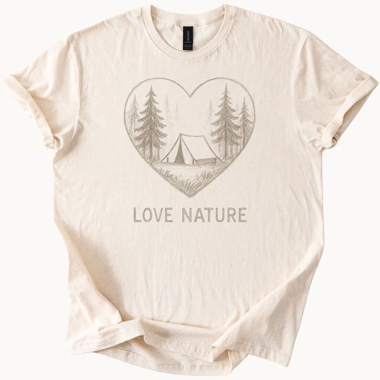 Anbech Women's Vintage Nature Graphic Tee - Camping Hiking Travel T-Shirt, Soft Cotton Blend, Dark Grey, Large - View #8