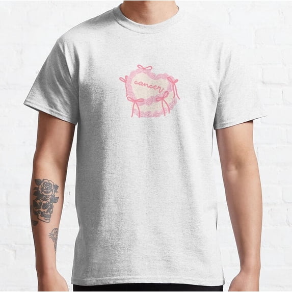 Hot Trending Cancer Cake Bows Classic T-Shirt Vintage Birthday Gifts
