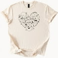 thumbnail image 1 of Hot Trending Cat Heart T Shirt Cute Kitten Tee Feline Lover Graphic Top Design Preview Only, 1 of 4