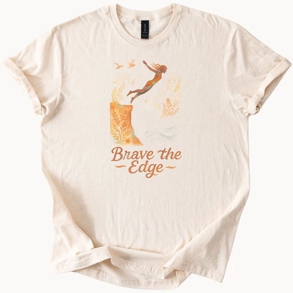 Hot Trending Cliff Diver Tee Brave the Edge Shirt Adventure Top Design Preview Only