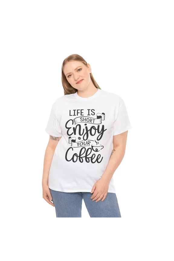 Hot Trending Coffee Power T-Shirt | Funny Energy Boost Espresso Java Lover Shirt Design Preview Only