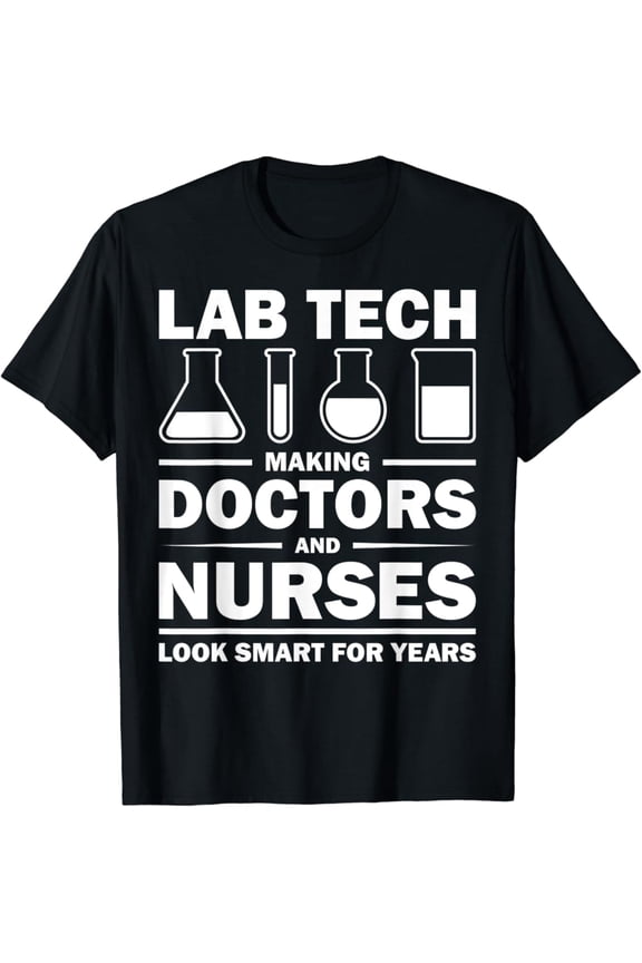 Hot Trending Cool Lab Tech Men Women Lab Week Medical Laboratory Science T-Shirt Vintage Tee -Birthday Gifts