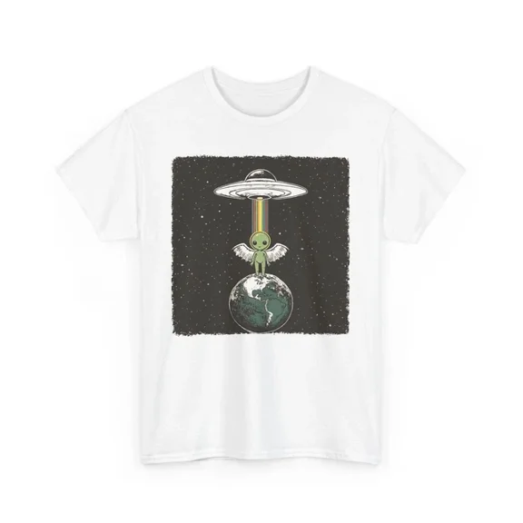 Hot Trending Cosmic Alien T-Shirt | UFO Graphic Tee | Sci-Fi Style Tee Design Preview Only
