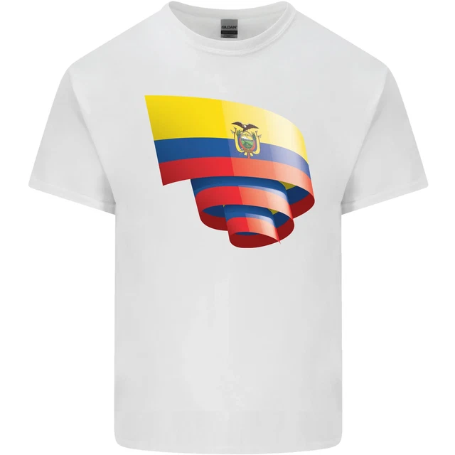Hot Trending Curled Ecuador Flag Ecuadorian Day Football T-Shirt Design ...