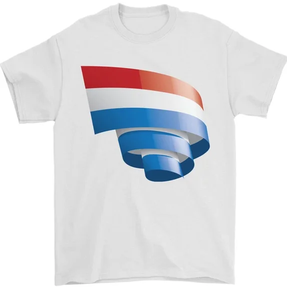 Dutch Day Design Hot Trending Curled Netherlands Flag Holland Dutch Day Football T-Shirt ...