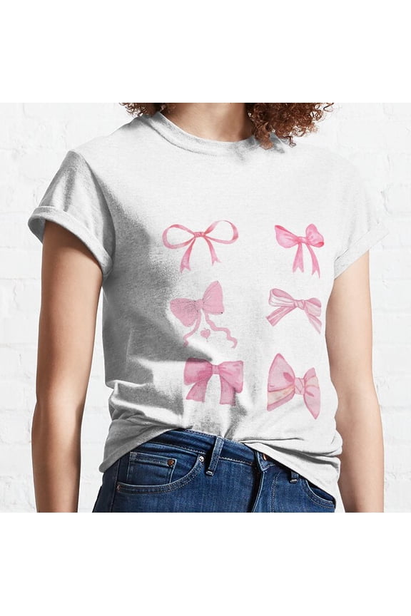 Hot Trending Cute and coquette bow mixture and assortment bundle Classic T-Shirt Vintage Birthday Gifts