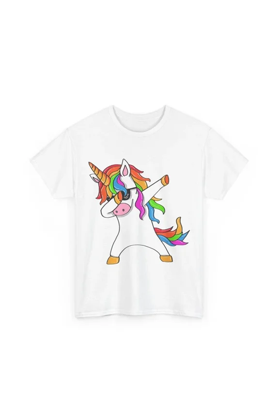 Hot Trending Dabbing Unicorn T-Shirt, Unicorn Dab Unicorn Lovers Cute Shirt S-5Xl Birthday Gifts; For Men & Women