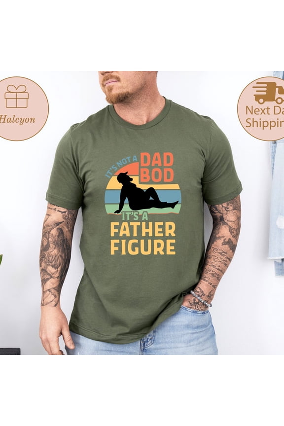 Hot Trending With Its Not A Dad Bod Its A Father Figure Shirt, Gift For Dad, Join The Cool Dad Club, Father'S Day Gift, Funny Dad Shirt S-5Xl Birthday Gifts; For Men & Women