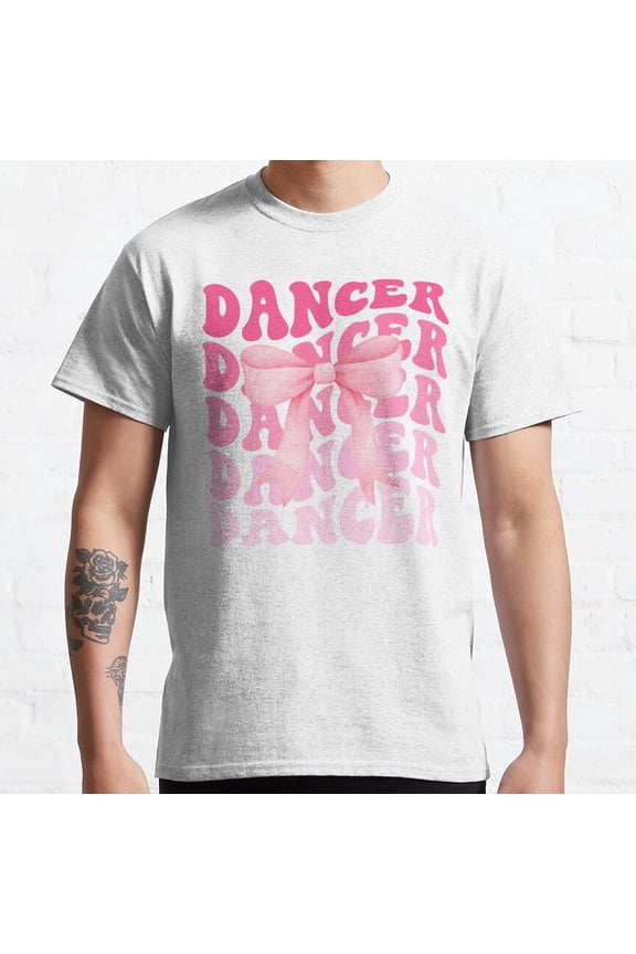 Hot Trending Dancer Coquette Bow Dance Lover Ballet Dancer Classic T-Shirt Vintage Birthday Gifts