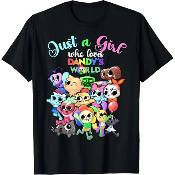 Hot Trending Dandy'S World Girls | Girl Who Loves Dandy'S World T-Shirt S-5Xl Birthday Gifts; For Men & Women