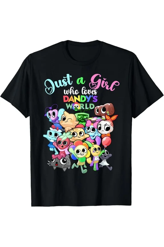Hot Trending Dandy'S World Girls | Girl Who Loves Dandy'S World T-Shirt S-5Xl Birthday Gifts; For Men & Women