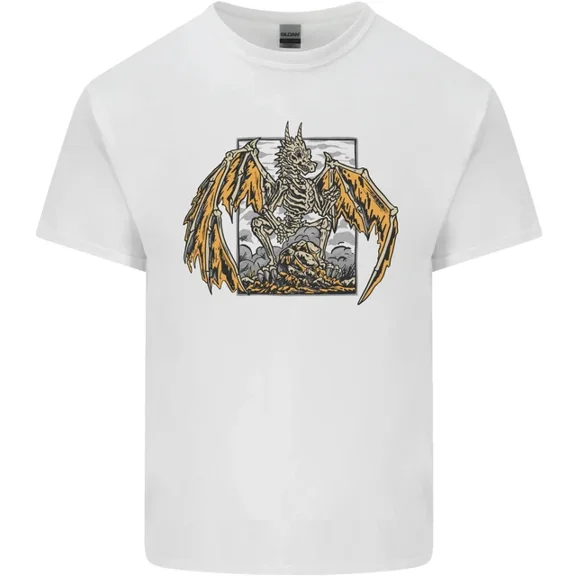Hot Trending Devil Dragon Skeleton Fantasy Demon T-Shirt Design Preview Only
