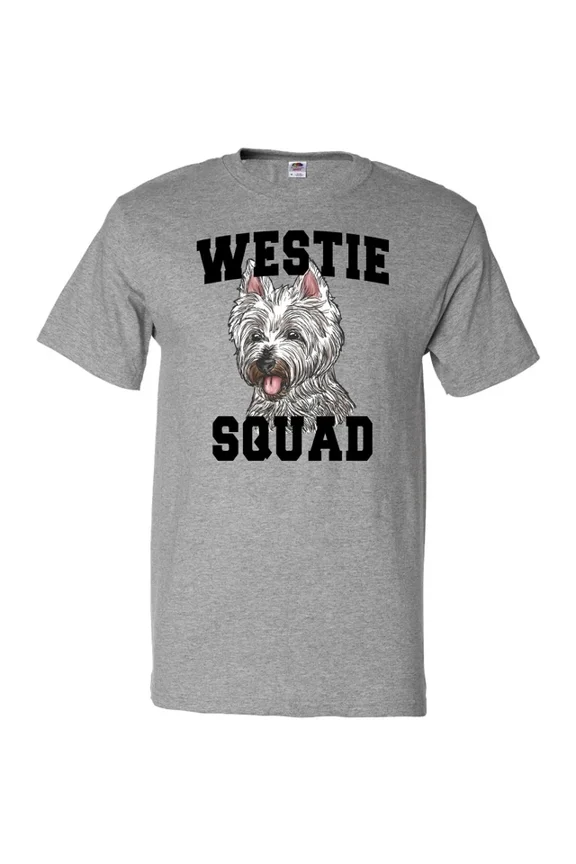 Hot Trending Dog Westie Squad T-Shirt Pets West Highland Terrier I Love Dogs Lover S-5Xl Birthday Gifts; For Men & Women
