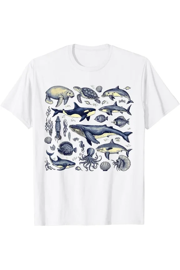 Hot Trending Dolphin 90S Vintage Funny Women T-Shirt S-5Xl Birthday Gifts; For Men & Women