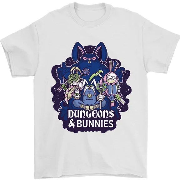 Hot Trending Dungeons & Bunnies Role Play Games RPG T-Shirt Design Preview Only