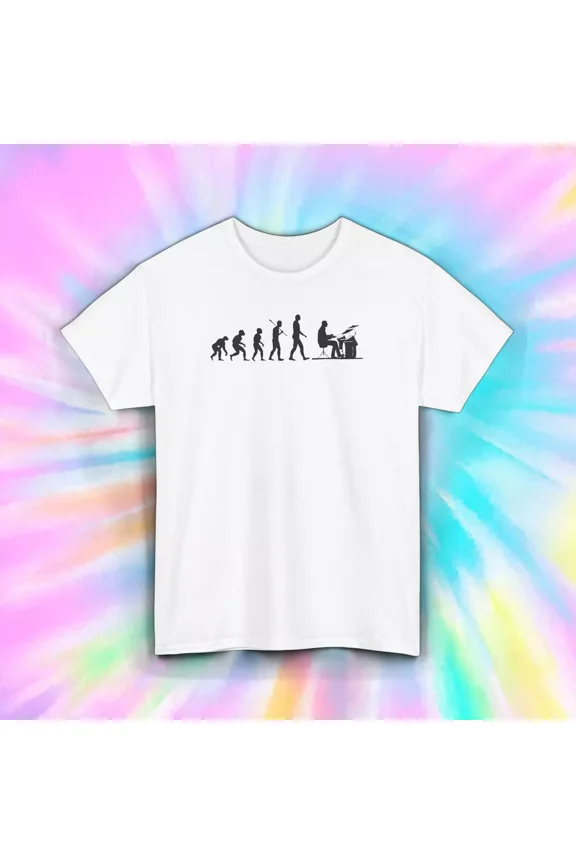 Hot Trending Evolution Drummer T-Shirt Funny Musician Percussion Band LOverer Gift Design Preview Only