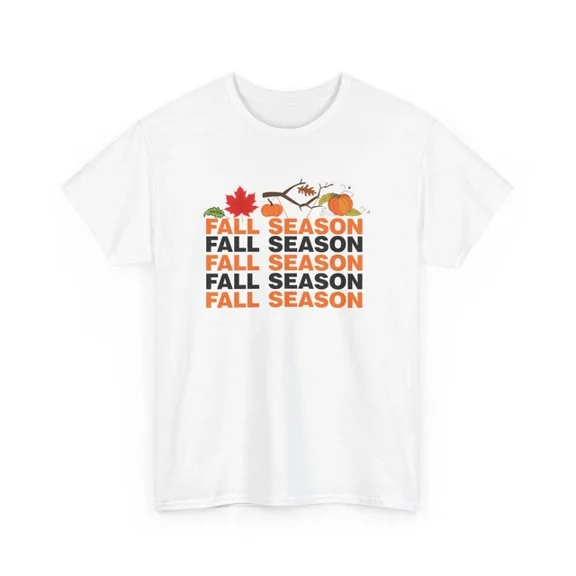 Hot Trending Fall Aesthetic T-Shirt | Autumn Leaves Pumpkin Spice Tee | fall season Shirt Design Preview Only