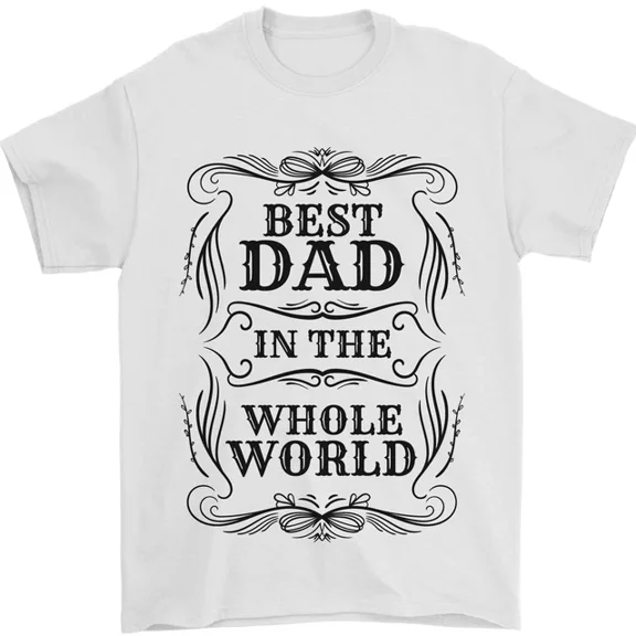Hot Trending Fathers Day Best Dad in the Word T-Shirt Design Preview Only