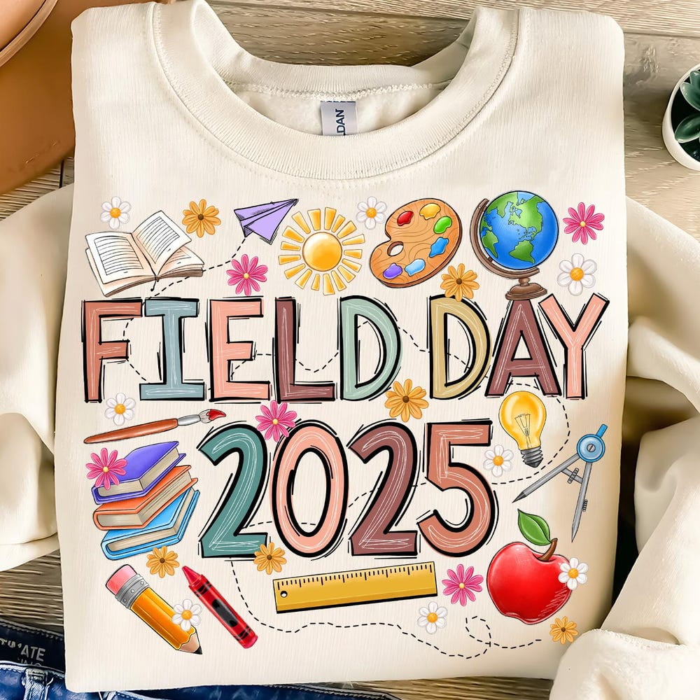 Hot Trending Field Day 2025, School Trip, Teacher Field Day 2025, Retro ...