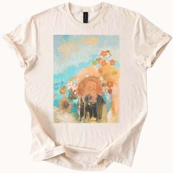 Hot Trending Floral Roussel Inspired Art Tee Abstract Graphic Shirt Design Preview Only