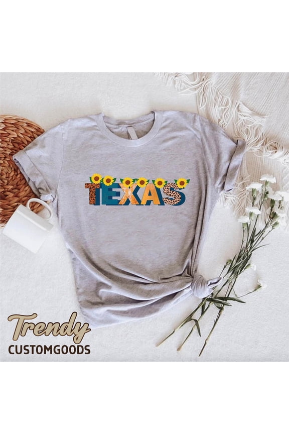 Hot Trending Floral Texas Shirt For Women, Retro Texas T-Shirt, Texas State Shirt, Womens Texas T-Shirt, Gift For Texan, Texas Lover Shirt, Texas Home Shirt Design Preview Only
