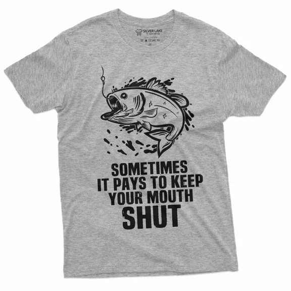 Hot Trending Funny Fishing Tee Shirt Fisherman Gifts Fish T-Shirt Fishing Gift Ideas S-5Xl Birthday Gifts; For Men & Women