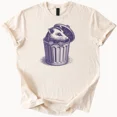 thumbnail image 1 of Hot Trending Funny Trash Can Animal Graphic Shirt Unisex Softstyle Tee Novelty Design Preview Only, 1 of 4