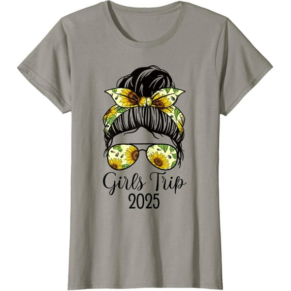 Hot Trending Girls Trip 2025 Weekend 2025 Vacation Trip Squad Adventure T-Shirt Vintage Tee -Birthday Gifts