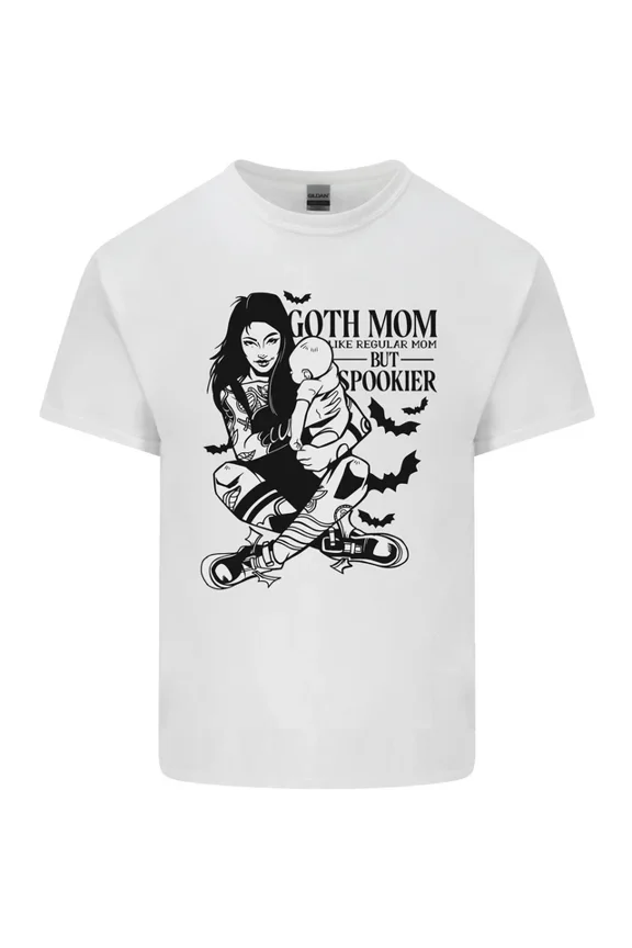 Hot Trending Goth Mum Like a Regular but Spookier Gothic T-Shirt Design Preview Only