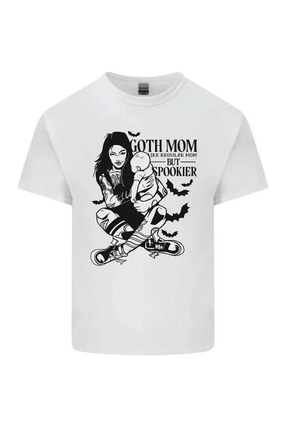 Hot Trending Goth Mum Like a Regular but Spookier Gothic T-Shirt Design Preview Only