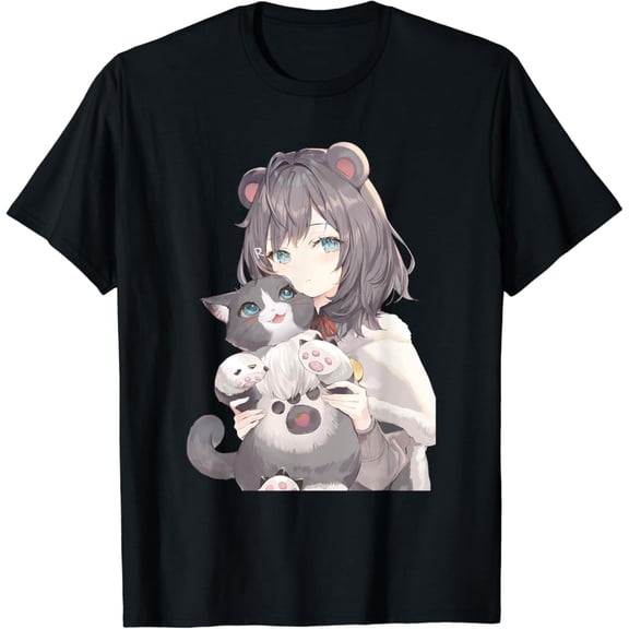 Hot Trending Graphic Otaku Anime And Cats Lover For Teen Manga Kawaii T-Shirt Vintage Tee -Birthday Gifts