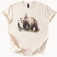 thumbnail image 1 of Hot Trending Grizzly Bear Shirt Wildlife Nature Tee Outdoor Adventure Animal Gift Design Preview Only, 1 of 4