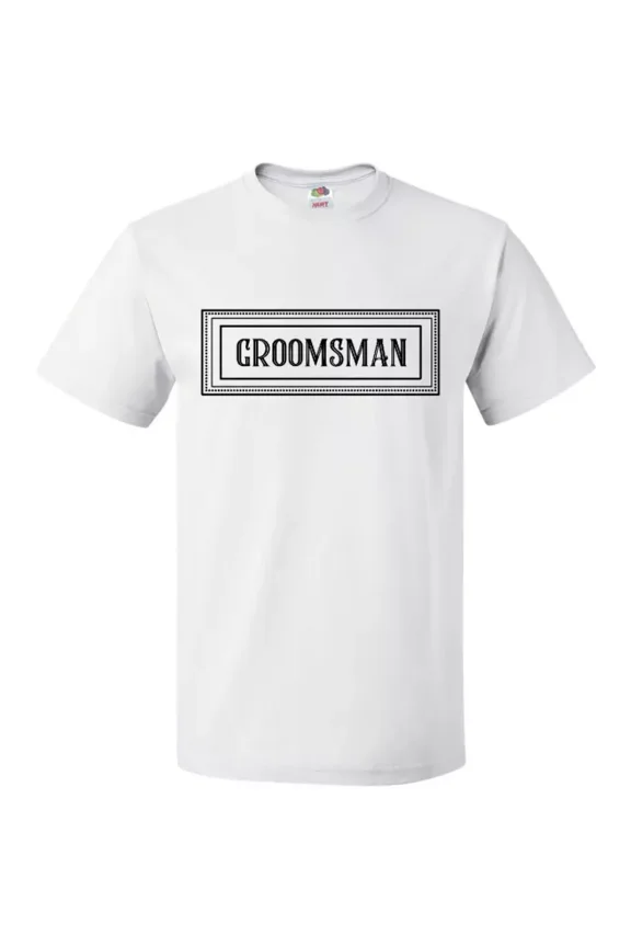 Hot Trending Groomsman T-Shirt Wedding Groomsmen Bachelor Party Mens Clothing S-5Xl Birthday Gifts; For Men & Women