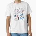 thumbnail image 1 of Hot Trending Groovy Cat Fourth Of July Classic T-Shirt, Gift For Patriotic, Independence Day Shirt, Red White Blue Shirt, S-5Xl Birthday Gifts; For Men & Women, 1 of 4