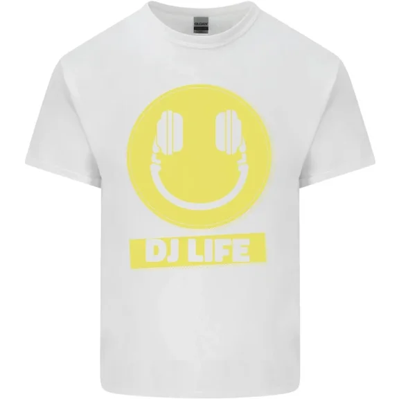 Hot Trending Headphones DJ Life Acid Face Vinyl Decks T-Shirt Design Preview Only