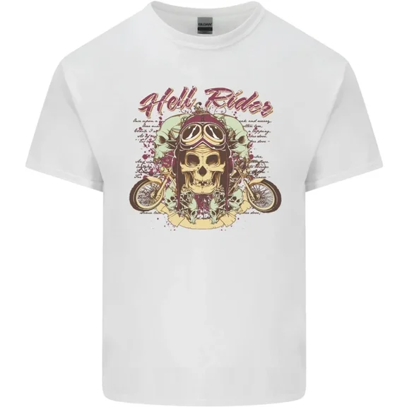 Hot Trending Hell Riders Motorcycle Motorbike Biker T-Shirt Design Preview Only