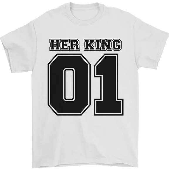 Hot Trending Her King Funny Valentines Day T-Shirt Design Preview Only