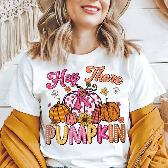 Hot Trending Hey There Pumpkin Shirt, Fall Thanksgiving Shirt, It's ...