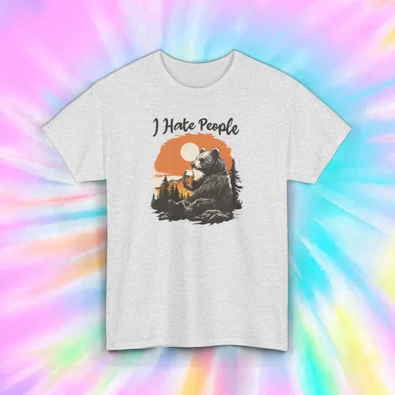 Hot Trending I Bear Alone Camp Funny T-Shirt Design Preview Only