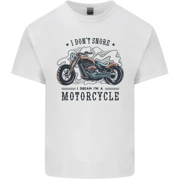 Hot Trending I Don'T Snore I Dream I'm a Motorcycle Biker Funny T-Shirt Design Preview Only