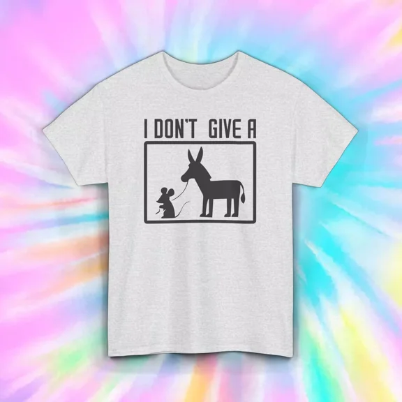 Hot Trending I Don't Give a Rat's T-Shirt Funny Animal Graphic Design Preview Only