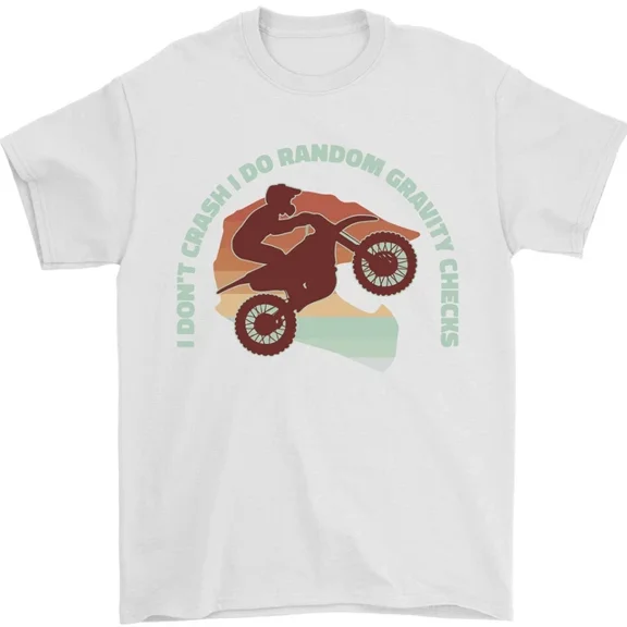 Hot Trending I Dont Crash Funny Motocross Biker Xmoto T-Shirt Design Preview Only