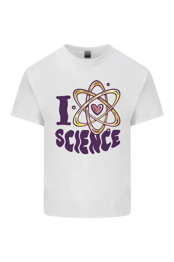 Hot Trending I Love Science Physics Chemistry Biology Geek T-Shirt Design Preview Only