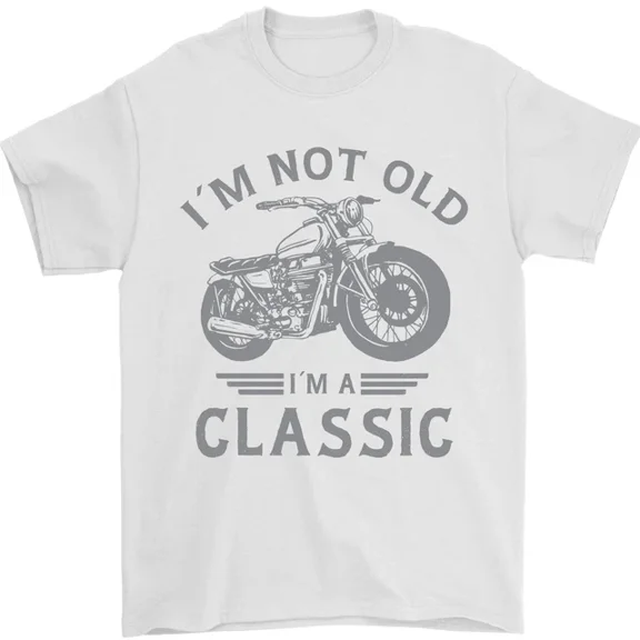 Hot Trending I'm Not Old i'm a Classic Motorcycle Biker T-Shirt Design Preview Only