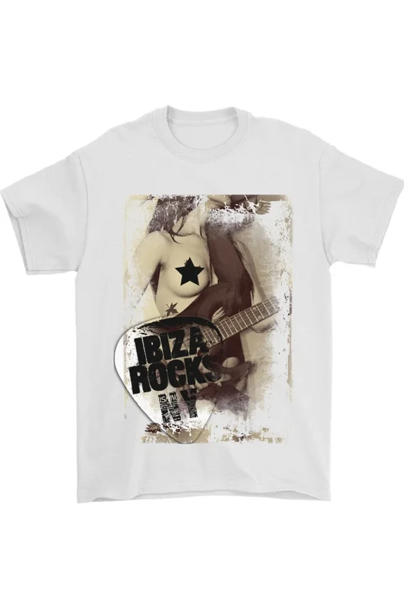 Hot Trending Ibiza Rocks Dance Music T-Shirt Design Preview Only