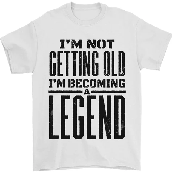 Hot Trending Im Not Old Im a Legend Funny Birthday T-Shirt Design Preview Only