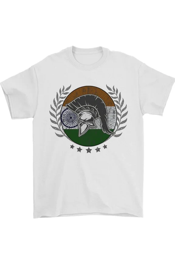 Hot Trending India Bodybuilding Flag Gym Training Indian T-Shirt Design Preview Only