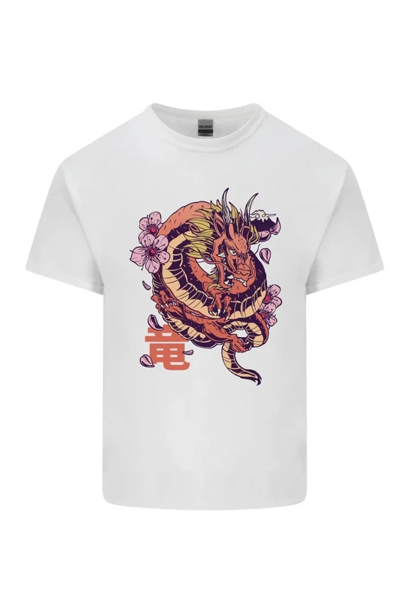 Hot Trending Japanese Fantasy Dragon T-Shirt Design Preview Only