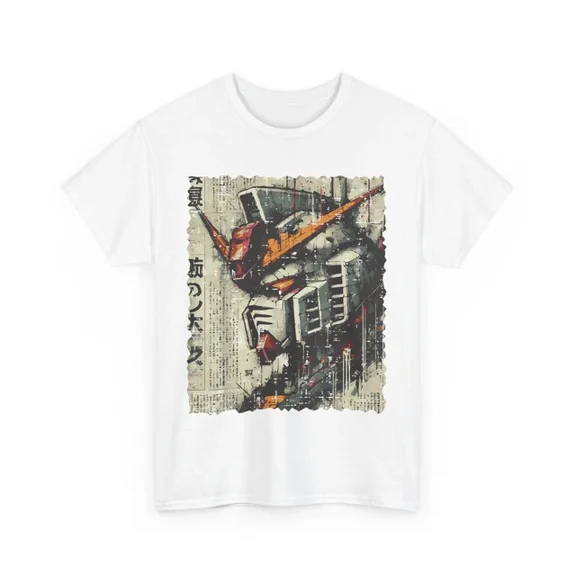 Hot Trending Japanese Mecha Robot Head Japanese Art Lovers Anime Fans Women Men Shirt S-5Xl Birthday Gifts; For Men & Women